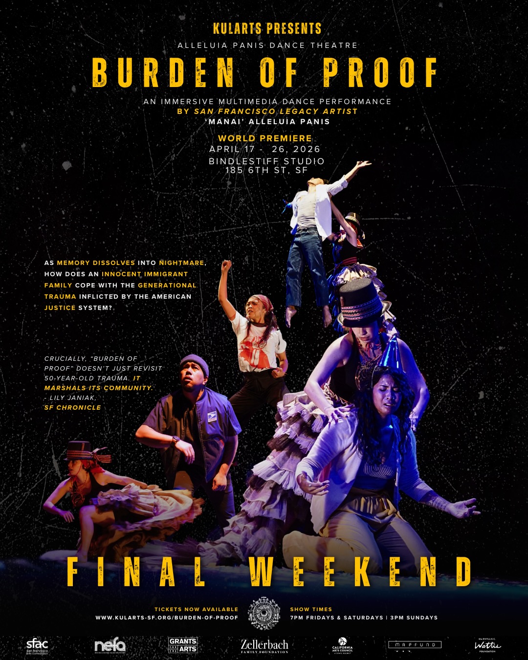 Burden of Proof — KULARTS production poster